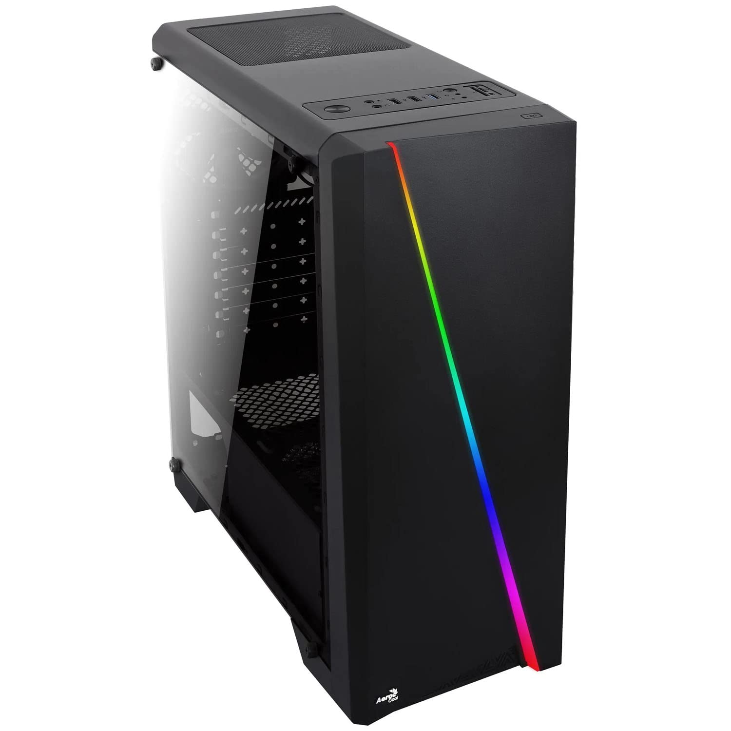 Amazon.com: AeroCool Cylon RGB Midi-Tower PC Case - Black ACCM